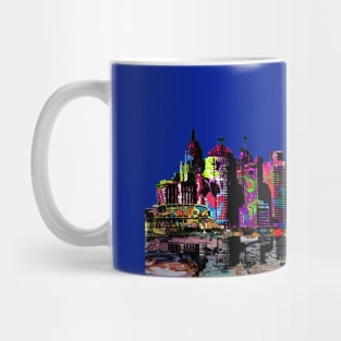 Detroit in graffiti Mug